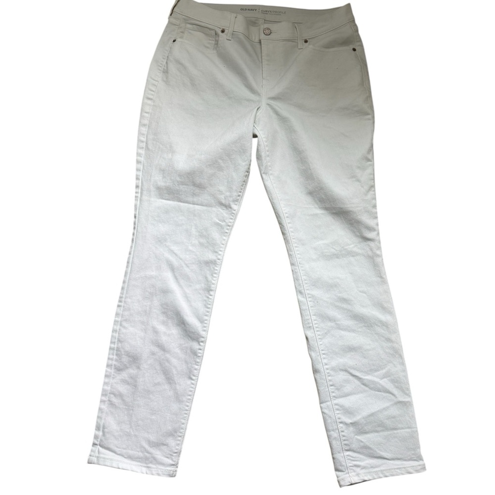 White Women's Straight-Leg Jeans